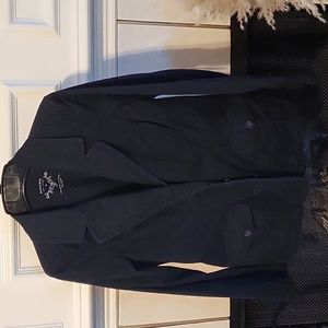 𝅺Sonoma Life + Style Black Cotton Blazer Sz M